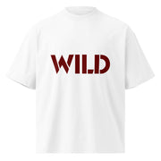 Unisex organic oversized high neck t-shirt