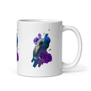 White glossy mug